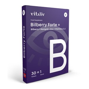Prova Bilberry Forte för halva priset i 30 dagar