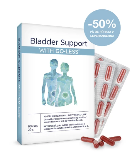 Prova Bladder Support With Go-Less® för halva priset