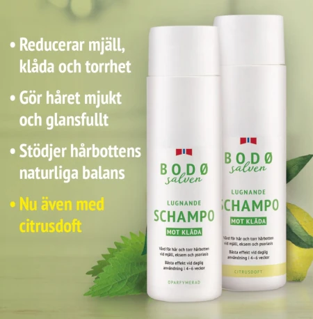 Mot mjäll och klåda – få gratis schampo från Bodøsalven
