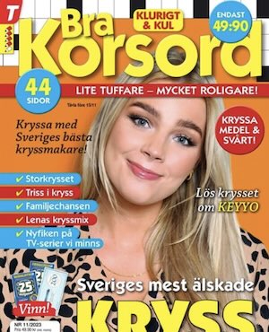 7 nr av Bra Korsord för 329 kr