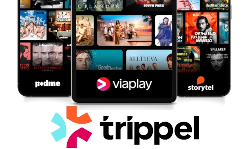 TRIPPEL i 30 dagar kostnadsfritt, Viaplay + Storytel + Podme